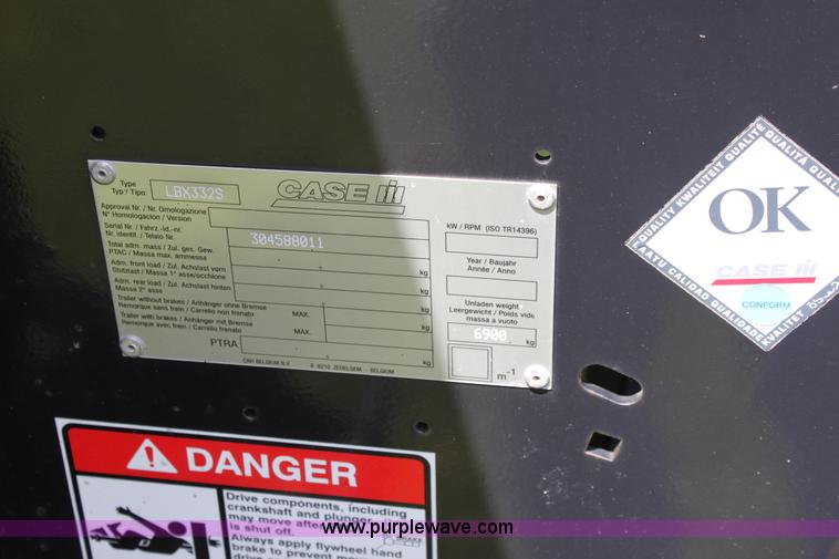 image for item A3740 2006 Case IH LBX332 large square baler