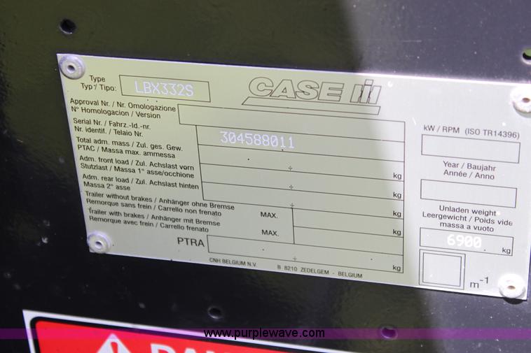image for item A3740 2006 Case IH LBX332 large square baler