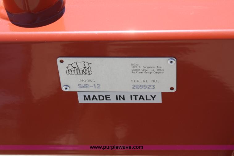 image for item A3745 2009 Rhino SWR12 wheel rake