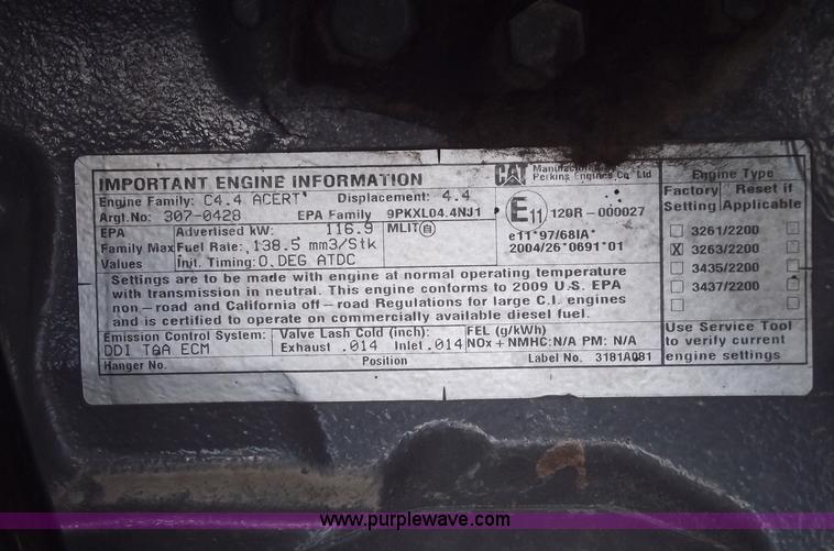 image for item A4163 2009 Challenger MT455B MFWD tractor