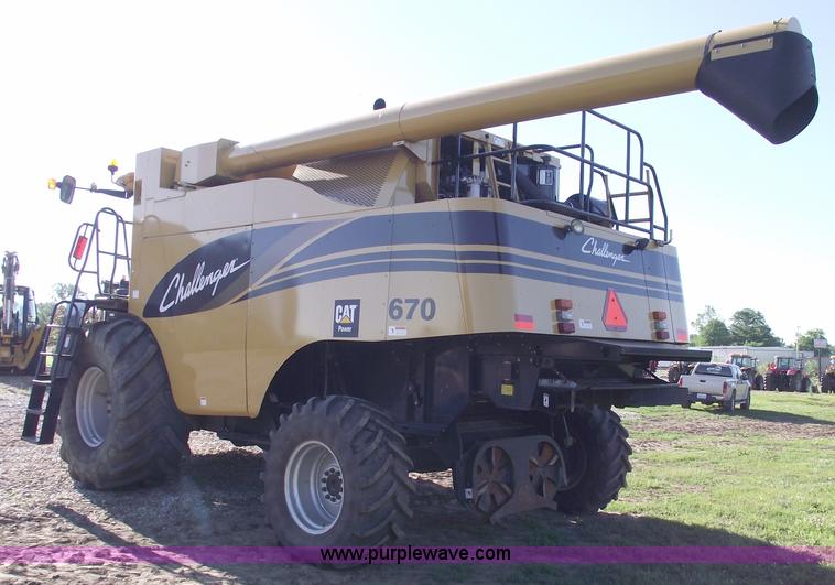 image for item A4227 2005 Challenger 670 RWA combine