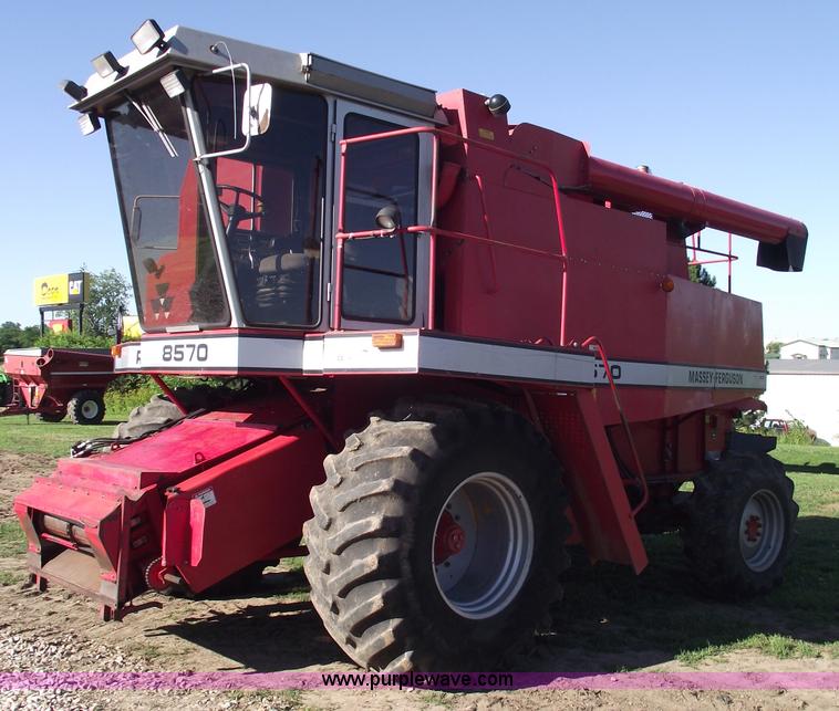 image for item A4230 1990 Massey-Ferguson 8570 RWA combine