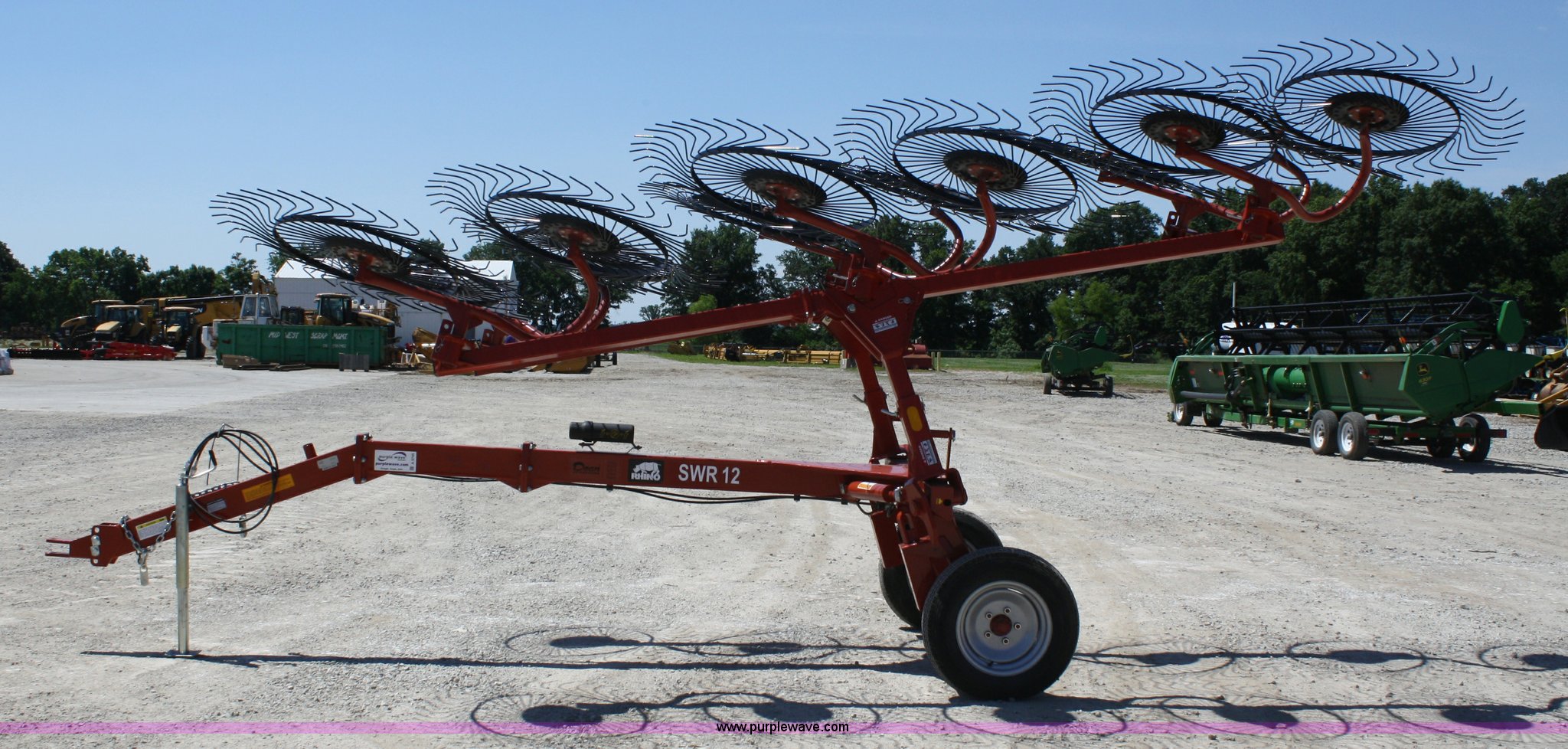2009 Rhino SWR12 wheel rake in Chillicothe, MO | Item A3745 sold ...
