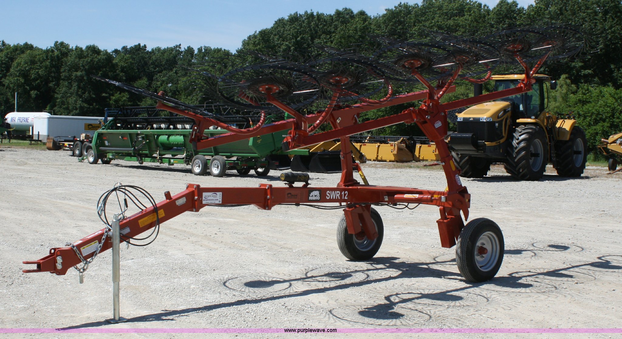 2009 Rhino SWR12 wheel rake in Chillicothe, MO | Item A3745 sold ...