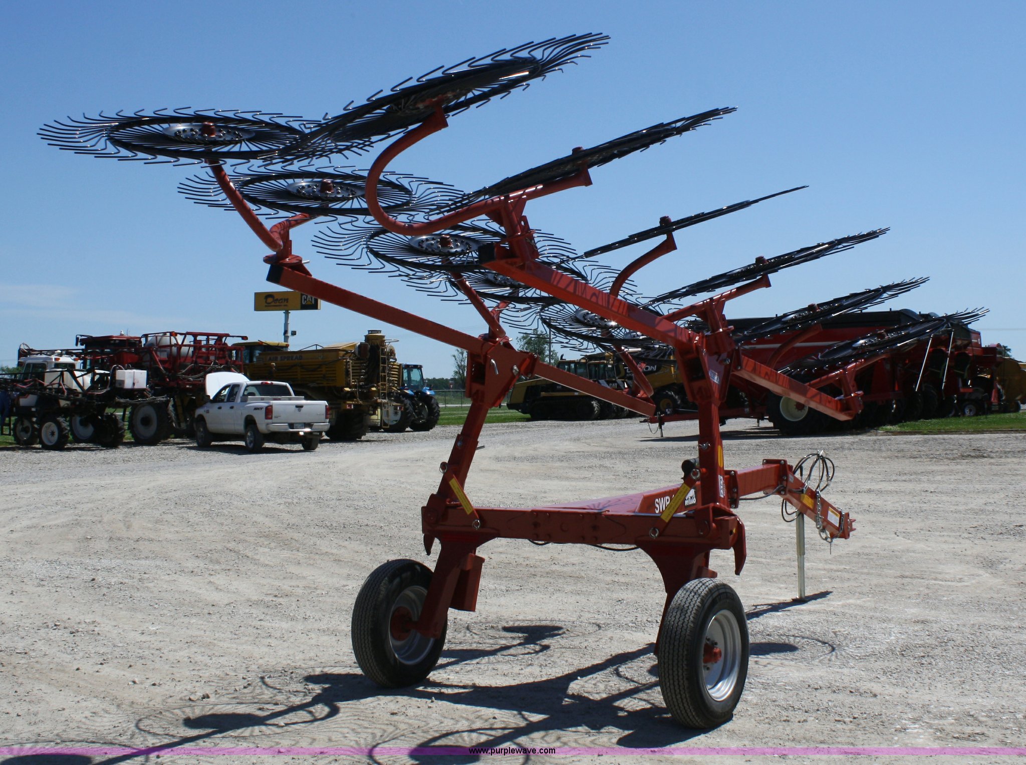 2009 Rhino SWR12 wheel rake in Chillicothe, MO Item A3745 sold