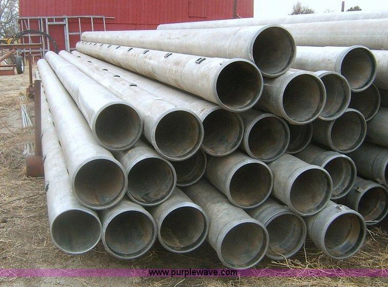 image for item 4432 (44) 10" x 30'L aluminum irrigation pipe