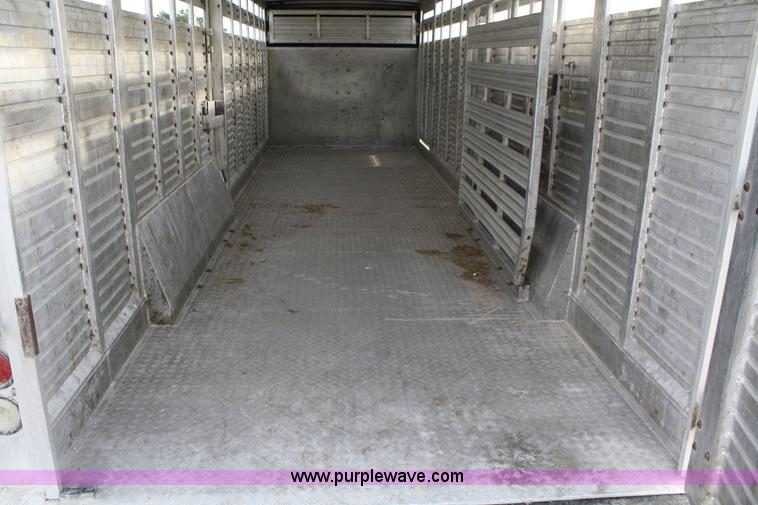 image for item 4764 1994 Barrett aluminum stock trailer