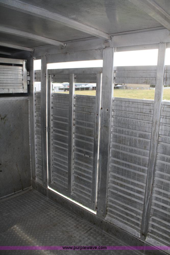 image for item 4764 1994 Barrett aluminum stock trailer