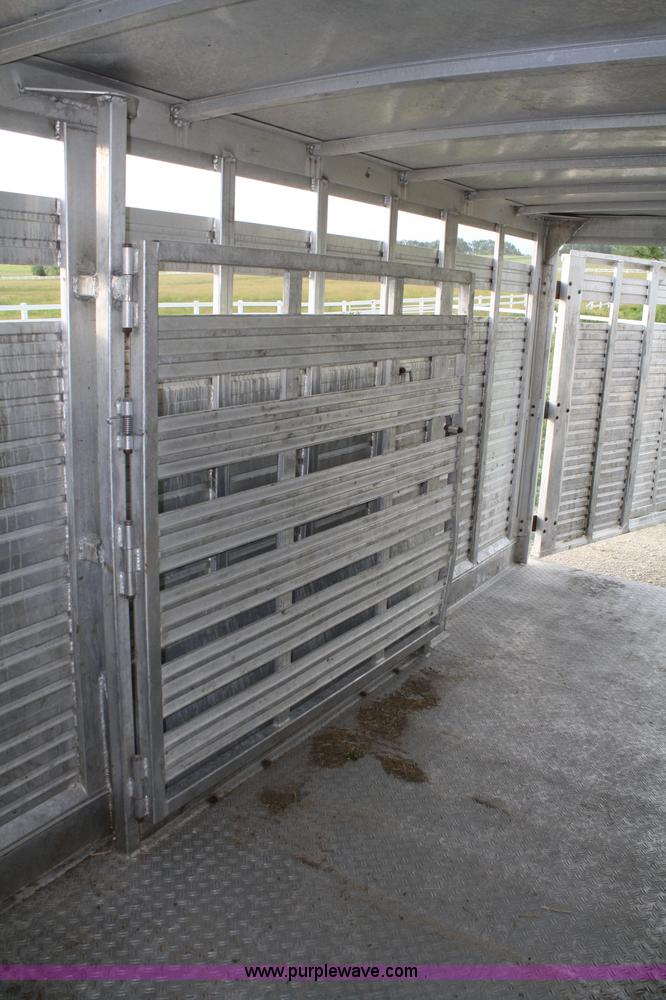 image for item 4764 1994 Barrett aluminum stock trailer