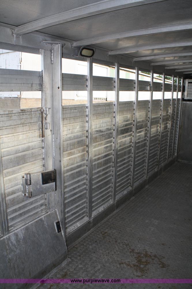 image for item 4764 1994 Barrett aluminum stock trailer