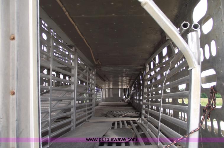 image for item 5439 2006 Barrett 53' double deck aluminum stock trailer