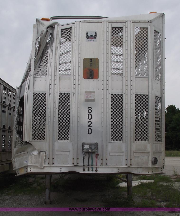 image for item 5440 2006 Barrett 53' double deck aluminum stock trailer