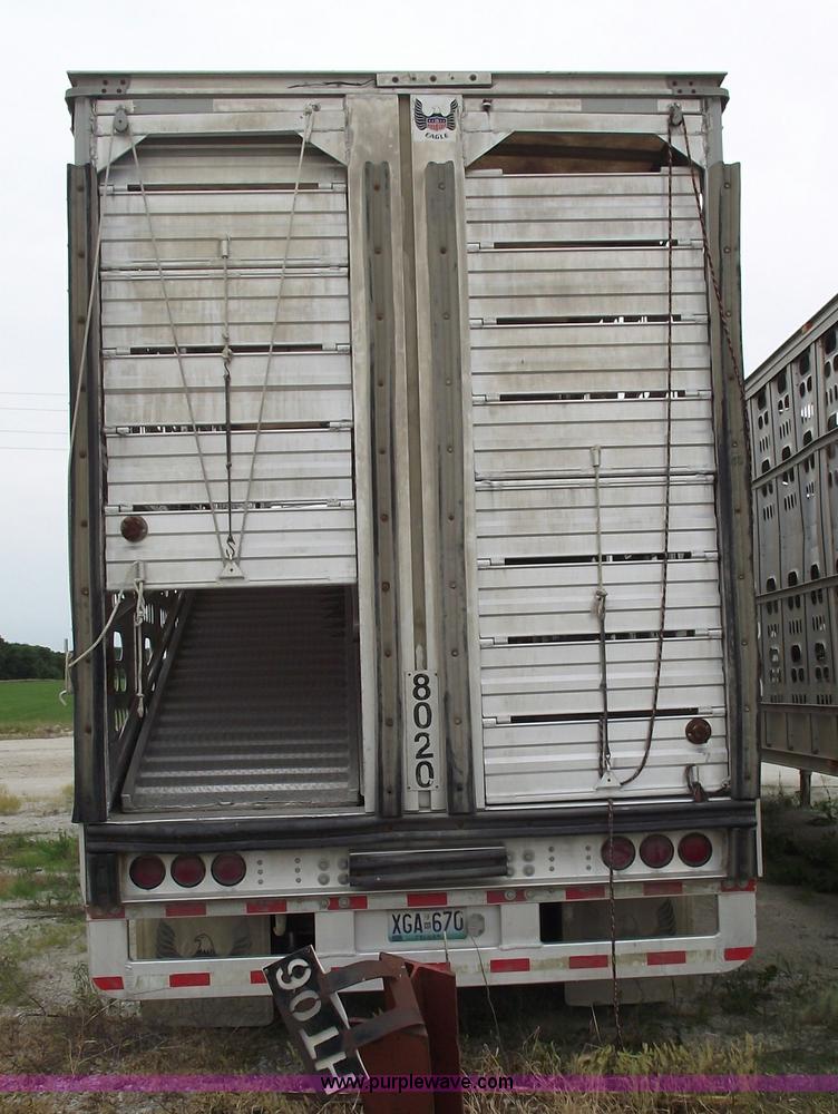 image for item 5440 2006 Barrett 53' double deck aluminum stock trailer