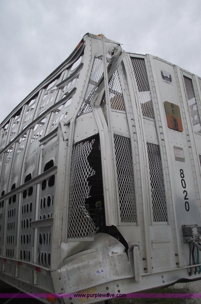 image for item 5440 2006 Barrett 53' double deck aluminum stock trailer