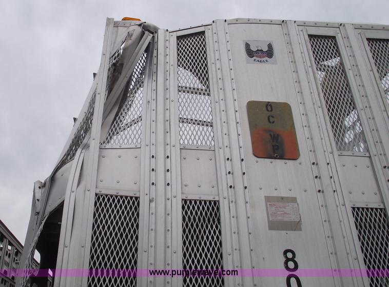 image for item 5440 2006 Barrett 53' double deck aluminum stock trailer