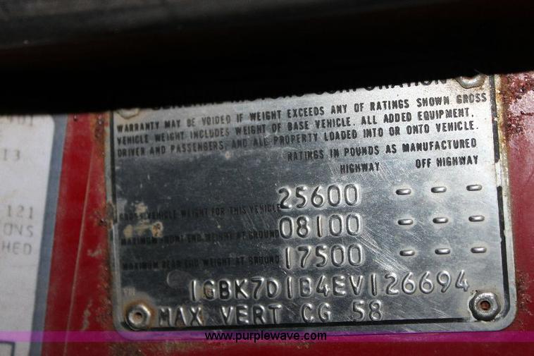 image for item A2512 1984 Chevrolet C70 fertilizer truck