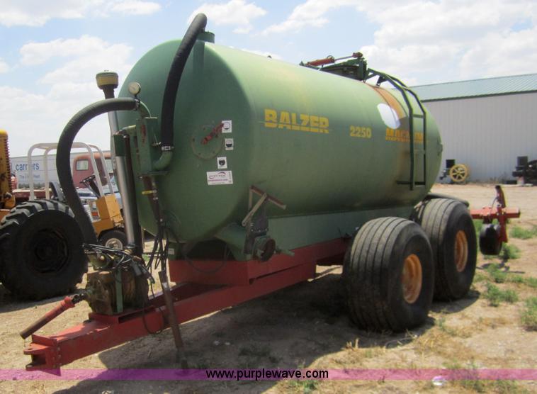 image for item A3859 Balzer MV2250 Magnum vacuum tank