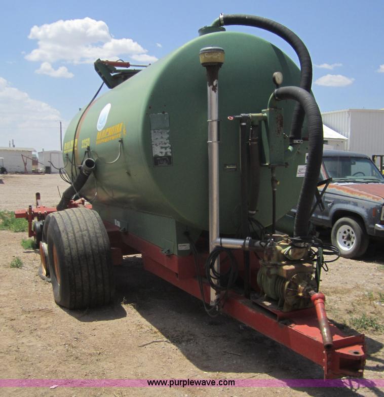 image for item A3859 Balzer MV2250 Magnum vacuum tank