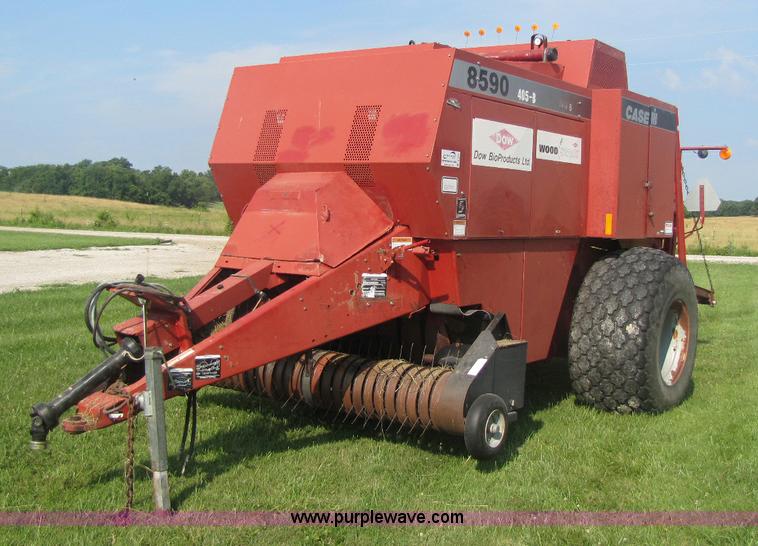 image for item A5075 1998 Case 8590 large square baler