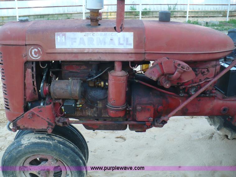 image for item A9597 1950 Farmall C tractor