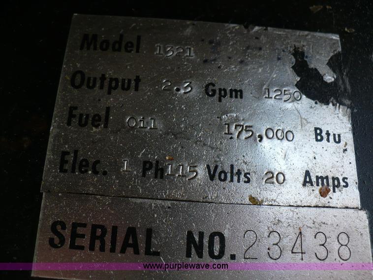 image for item 5906 Aaladin 1321 cleaning systems pressure/steam washer