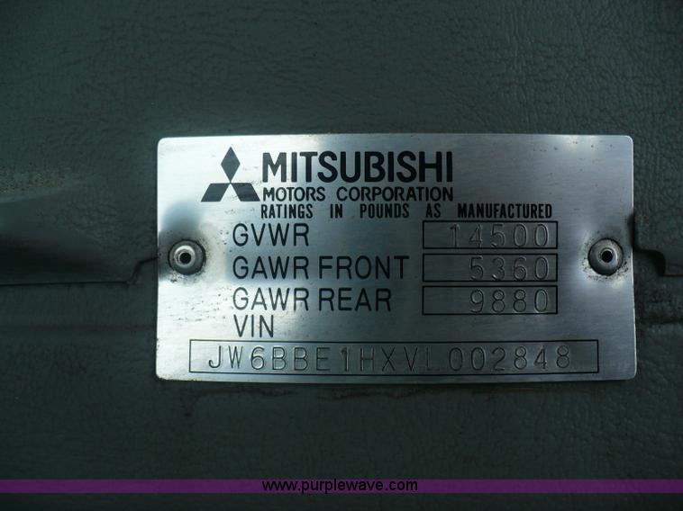 image for item 5908 1997 Mitsubishi Fuso FE box truck