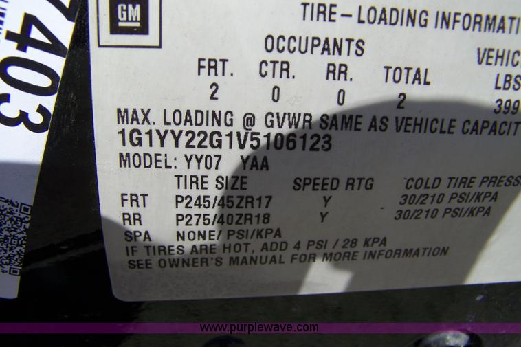 image for item 7403 1997 Chevrolet Corvette