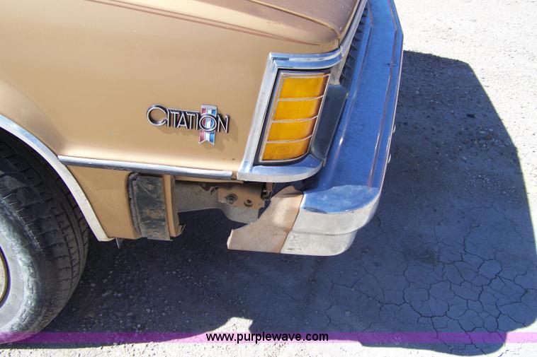 image for item 7409 1980 Chevrolet Citation