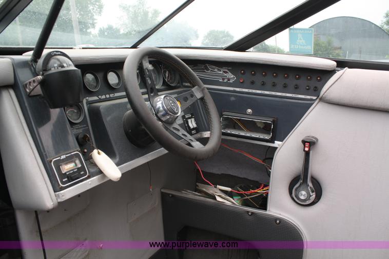 image for item A2097 1989 VIP Vincente 23' boat with trailer