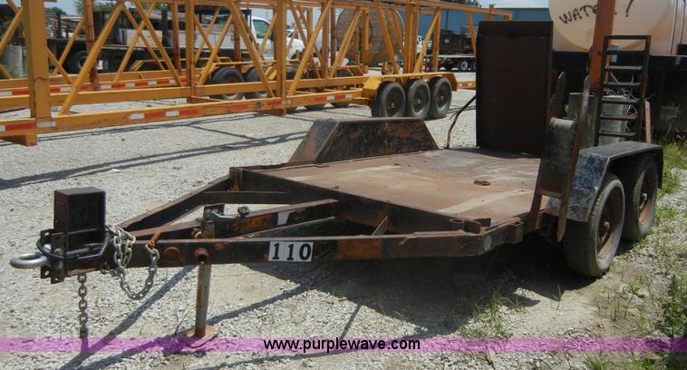 image for item A3017 1979 JFW 11' tandem axle trailer