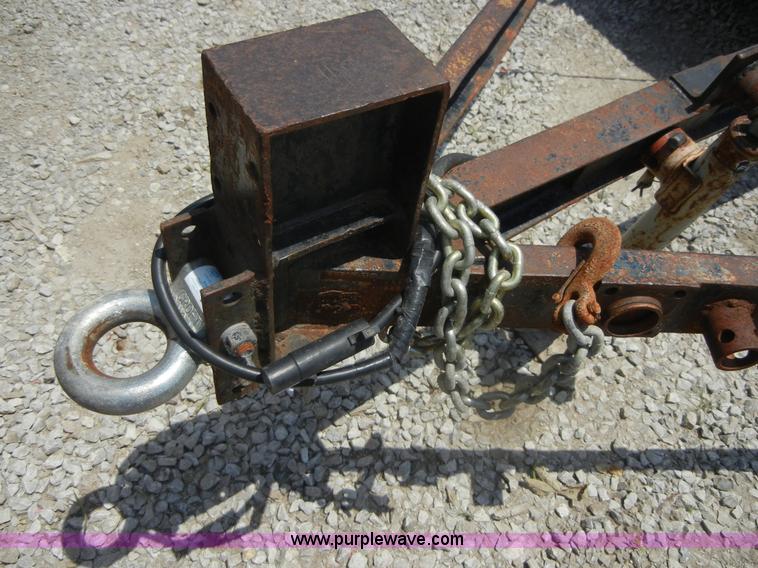 image for item A3017 1979 JFW 11' tandem axle trailer