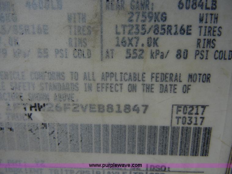 image for item A3022 1997 Ford F250 Heavy Duty crew cab pickup truck