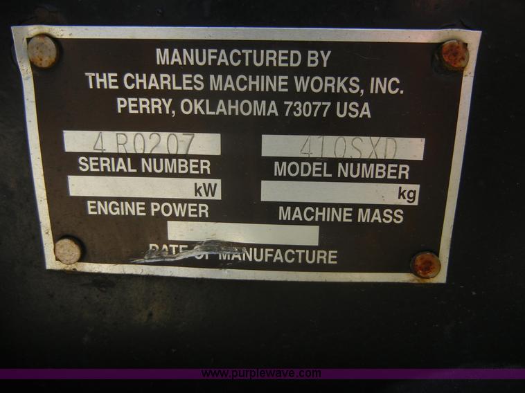 image for item A3024 Ditch Witch 410SXD 4' trencher