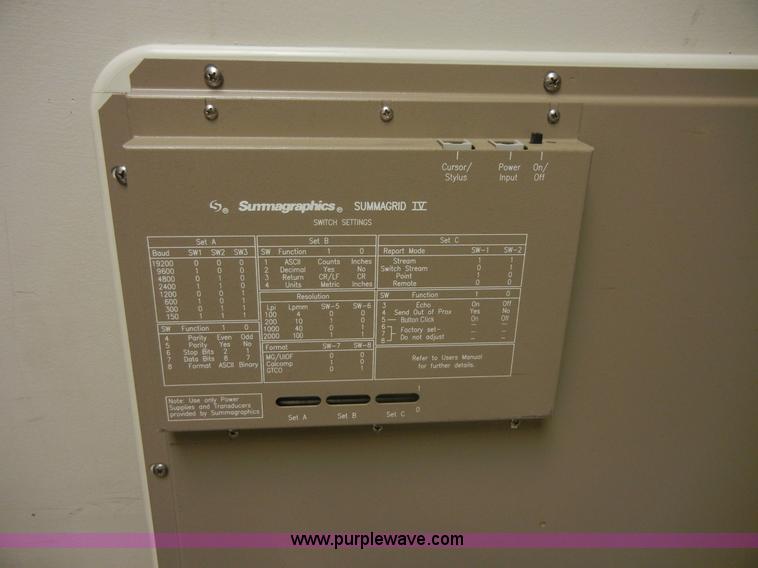 image for item A3034 Summagraphics Summagrid IV digitizing table