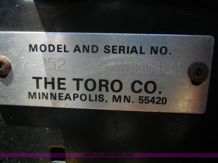 image for item A3071 2005 Toro Z Master zero turn mower