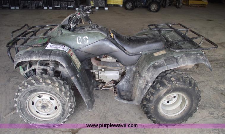 image for item A4196 2002 Honda TRX350 Rancher four wheeler