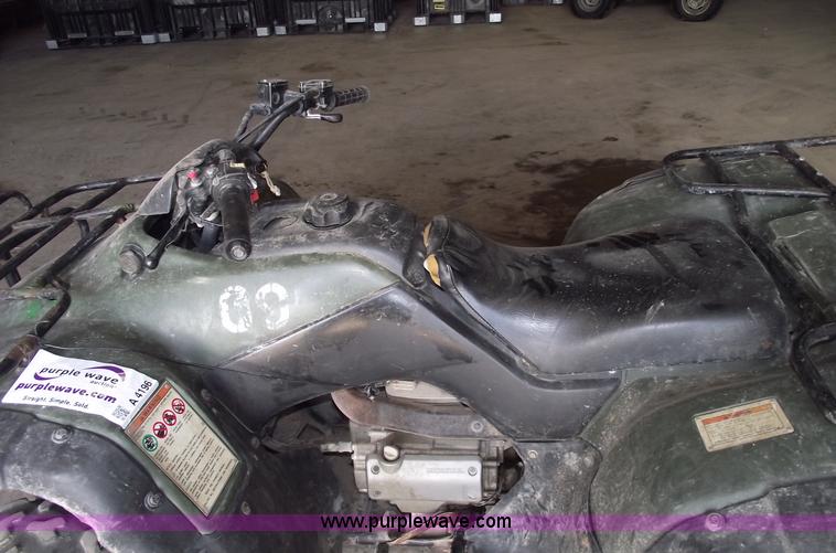 image for item A4196 2002 Honda TRX350 Rancher four wheeler