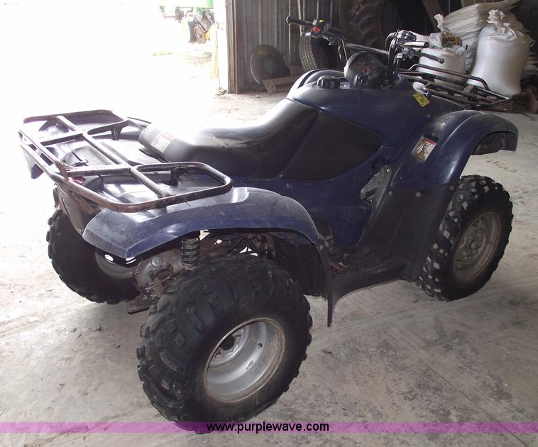 image for item A4197 2007 Honda TRX420 Rancher four wheeler