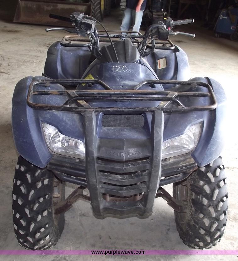 image for item A4197 2007 Honda TRX420 Rancher four wheeler