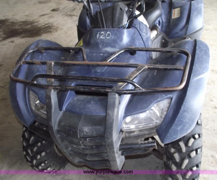 image for item A4197 2007 Honda TRX420 Rancher four wheeler