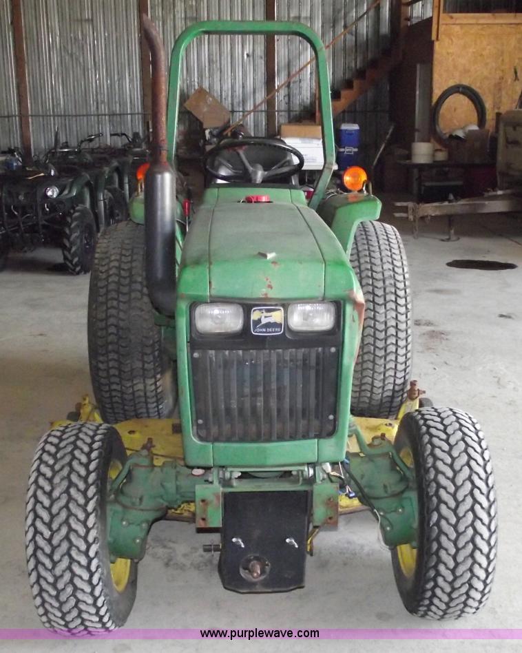 image for item A4198 John Deere 750 tractor with belly mower