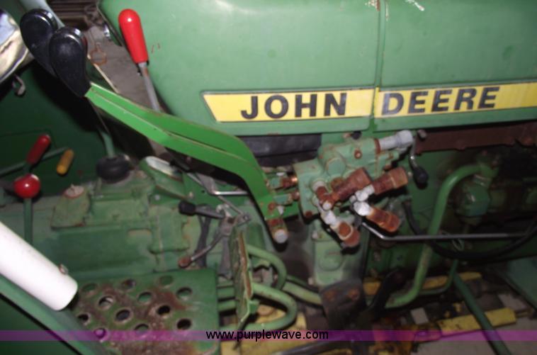 image for item A4198 John Deere 750 tractor with belly mower