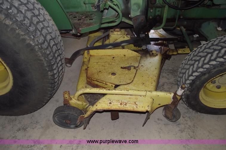 image for item A4198 John Deere 750 tractor with belly mower