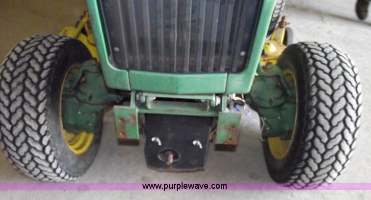 image for item A4198 John Deere 750 tractor with belly mower