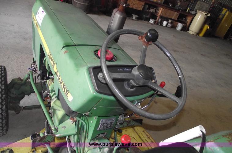image for item A4198 John Deere 750 tractor with belly mower