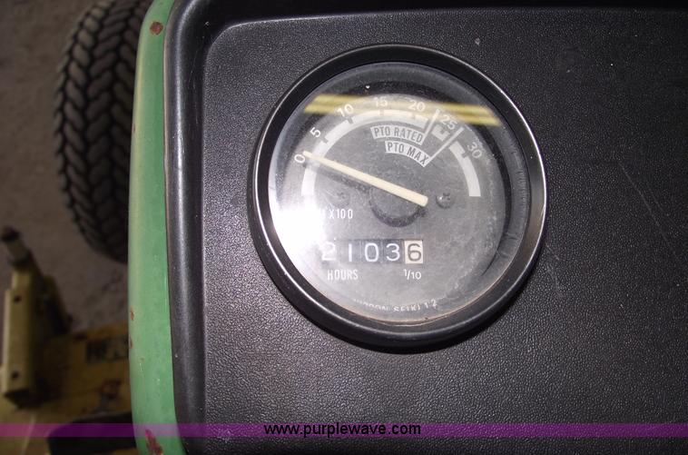 image for item A4198 John Deere 750 tractor with belly mower