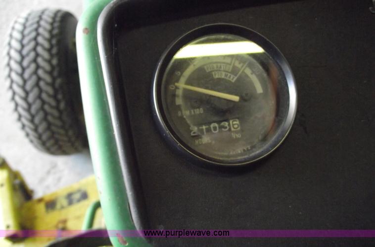 image for item A4198 John Deere 750 tractor with belly mower