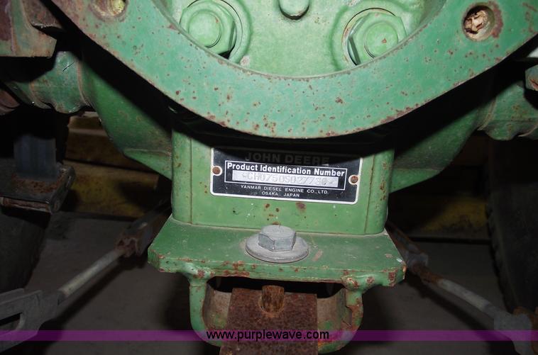 image for item A4198 John Deere 750 tractor with belly mower