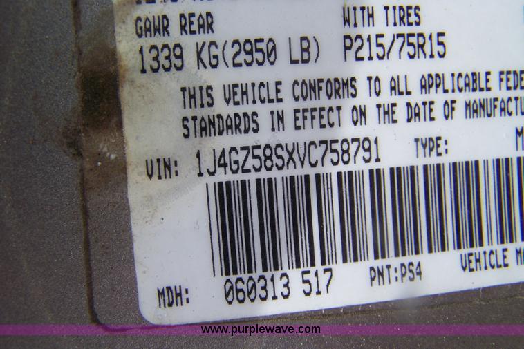 image for item A4582 1997 Jeep Grand Cherokee Laredo SUV