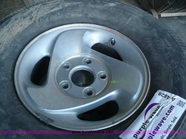 image for item A4828 (4) tires and alloy wheels